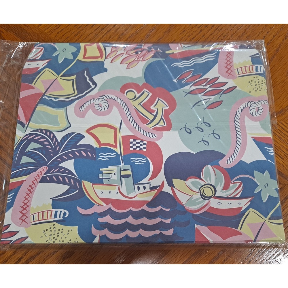 Anna Griffin Seafarer Collection "The Boats" File Folders NEW - Picture 2 of 2